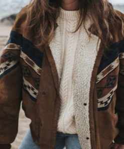 Elara | Vinterkåpe med bohemsk design Lyrosa Butikk